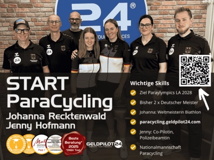 Neue Partnerschaft: GELDPILOT24 und Para-Cycling